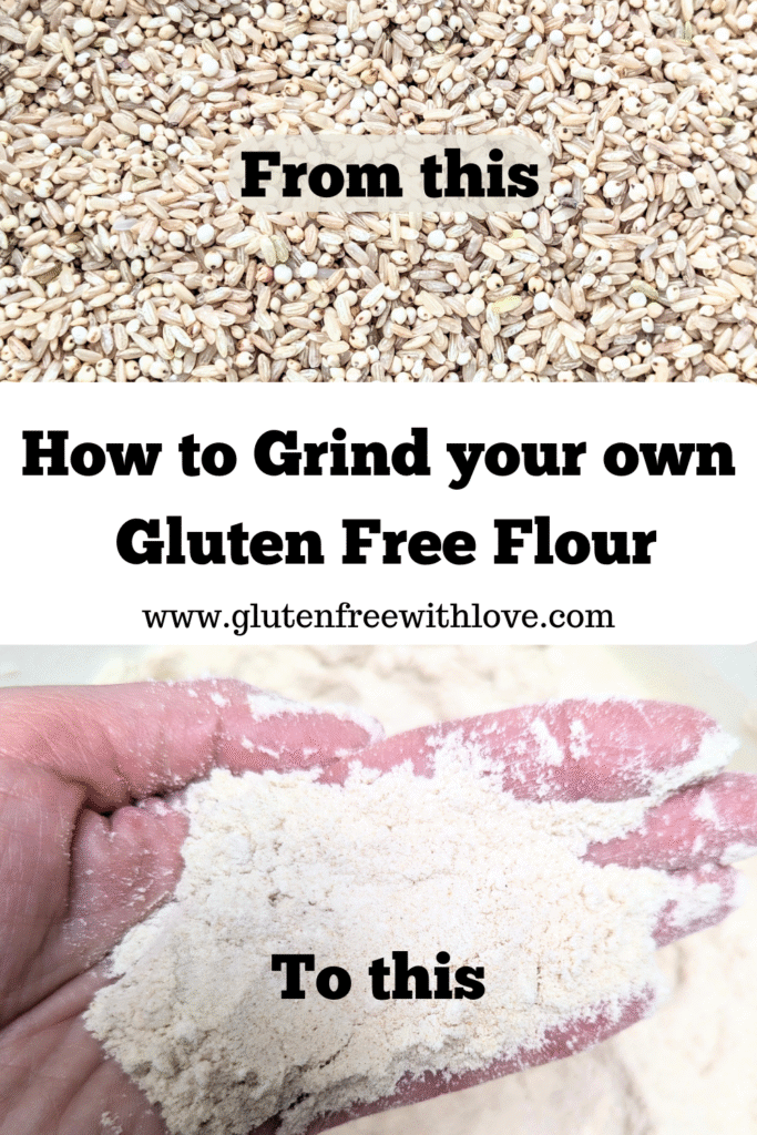 grinding your own gluten free flour using a grain mill